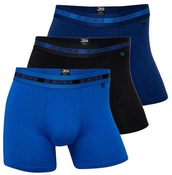 JBS Long Short Pant 3er Pack Bamboo blau dunkelblau schwarz
