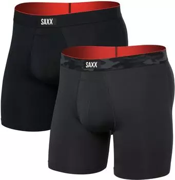 Saxx Multi-sport Mesh Brief Fly Boxershorts 2er SXPP2MS-RCW-S