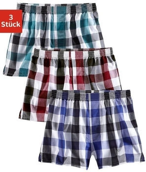 Le Jogger Boxershorts 3er-Pack lässiger Stil bequeme Passform