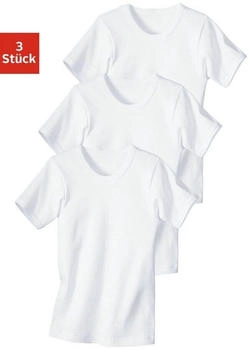 H.I.S Jeans Unterhemd 3er-Pack Feinripp reine Baumwolle