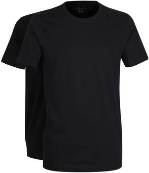 Bugatti T-Shirt 2er Pack Crew Neck schwarz