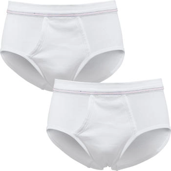 Erwin Müller Herren-Slip 2er-Pack Feinripp weiß