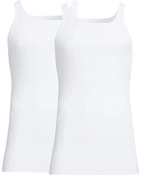 Conta Feinripp Herren-Unterhemd 2er-Pack weiss