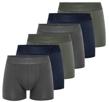 Resteröds Retro Short Pant 6er Pack bamboo grau dunkelblau grün