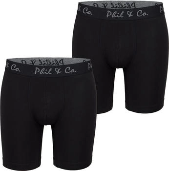 Phil & Co. Berlin Boxershorts schwarz 2er-Set
