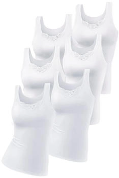 Petite Fleur Unterhemd 6er-Pack aus reiner Baumwolle petite fleur Tanktop