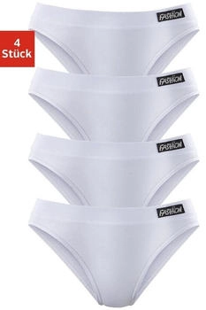Petite Fleur Jazz-Pants Slips 4er-Pack wei&szlig;