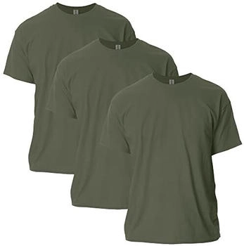 Gildan Ultra Cotton G2000 Multipack T-Shirt militärgrün 3er-Pack