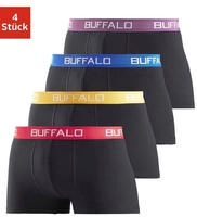 Buffalo Boxer "Boxershorts f&uuml;r Herren" Packung, 4 Stk. aus Baumwoll-Mix