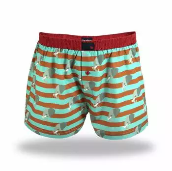 Unabux Boxer Prints braun grün