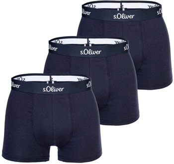 S.Oliver Boxershort 3er Pack blau