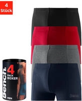 Bench. Boxer "Boxershorts f&uuml;r Herren" Dose, 4 Stk. Unterhosen in der Dose mit