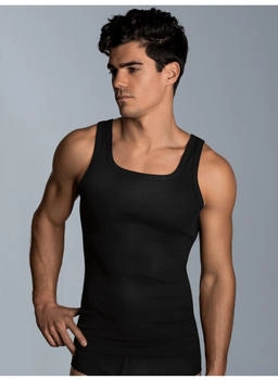 Trigema Achselhemd Feinripp schwarz 2-St