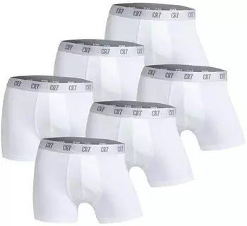 CR7 Cristiano Ronaldo Retro Boxer BASIC 6-St weiß