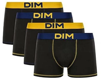 Dim Boxershorts Mix Farben Stretch-Baumwolle Herren x4 multicolor