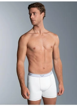 Trigema Boxer Bequeme Pants Webgummibund weiss