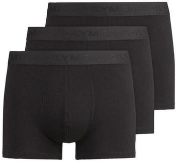 OLYMP Boxershorts 3er-Pack schwarz