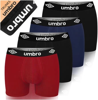 Umbro 4er Set Herren Boxershorts aus Baumwolle