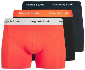Jack & Jones Boxershorts 'JACVestebro' marine grau lachs schwarz