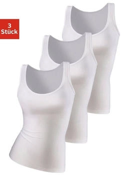 Vivance Dreams Unterhemd 3er-Pack aus Microfaser wei&szlig;