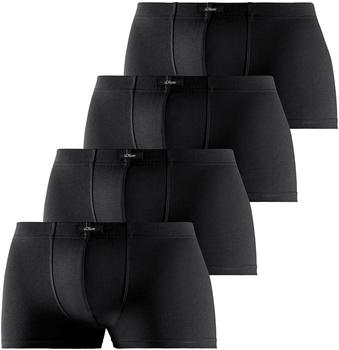 S.Oliver MH-35H LS Boxershorts 4er Pack schwarz