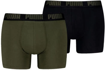 Puma Boxershorts 2er-Pack gr&uuml;n Forest Night Tonal