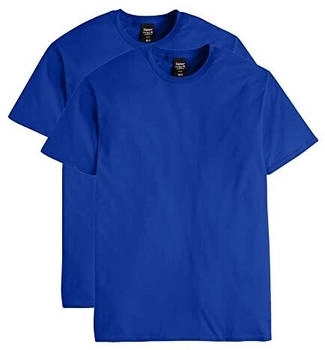 Hanes Nano Premium Cotton T-Shirt 2er Pack deep royal