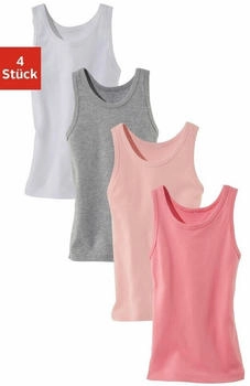 Vivance Dreams Unterhemd 4er-Pack rosa