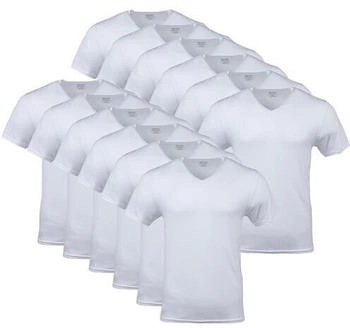 Gildan V-Neck T-Shirts Multipack G1103 weiß