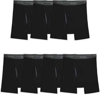 Fruit of the Loom Coolzone Boxer Briefs Retroshorts 7er-Pack schwarz
