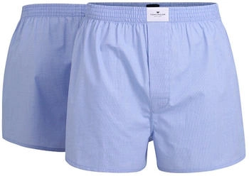 Tom Tailor Web-Boxershorts 2er Pack blau schwarz