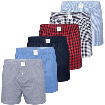MG-1 Boxershorts 6-Pack Classics lockerer Schnitt Baumwolle atmungsaktiv weich MG-1 Boxershorts 6-Pack Classics lockerer Schnitt Baumwolle atmungsaktiv weich