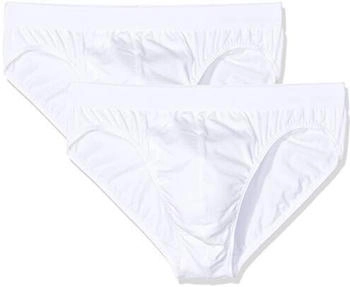 Huber Brasil 2er Pack Slip weiß