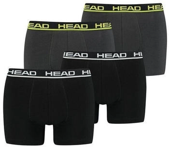 Head Boxershorts 841001001 4er Pack schwarz limette