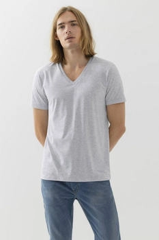 Mey Dry Cotton Colour Uni Kurzarmshirt light grey melange