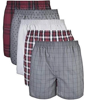 Gildan Boxers Rot Grau Multipack