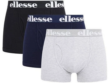 Ellesse Hali 3P Boxer Herren Trunk Shorts Unterwäsche SHAY0614 schwarz grau navy