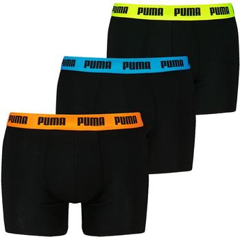 Puma Trunks Label-Detail 3er-Pack schwarz