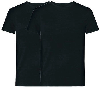 Resteröds Unterhemd Tanktop 2er Pack Bamboo schwarz
