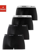 Bench. Hipster Packung, 4 Stk. knapp sitzende Boxershorts aus Baumwollmischung