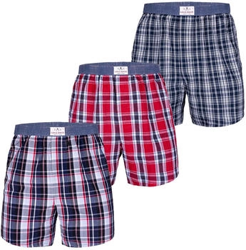 Luca David 3er Boxershorts Olden Glory Baumwolle Luca David 3er Boxershorts Olden Glory Baumwolle