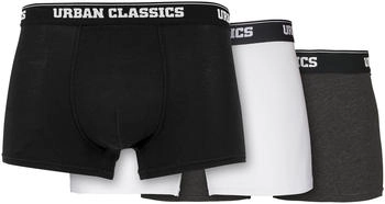 Urban Classics Boxer Shorts schwarz weiß grau