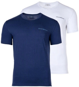 Emporio Armani T-Shirt navy azur weiß Emporio Armani T-Shirt navy azur weiß