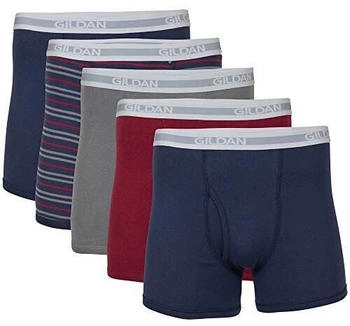 Gildan Boxershorts kurzen Beinen blau gemischt 5er-Pack