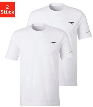 KangaROOS Kurzarmshirt 2er-Pack Print wei&szlig;