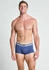 Jockey Cotton Stretch Short Trunk 3-Pack 44M-blau mix