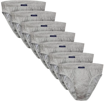 Brubaker 7er Pack Herren Slips Baumwoll-Mix