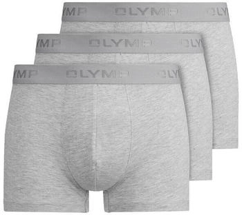 OLYMP Boxershorts 3er-Pack grau