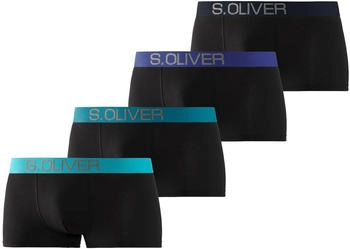 s.Oliver Boxershorts 'Hipster' blau türkis nachtblau himmelblau schwarz