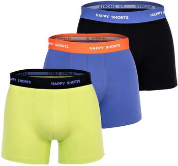 Happy Shorts Retro-Boxer Retro-shorts lila schwarz lime